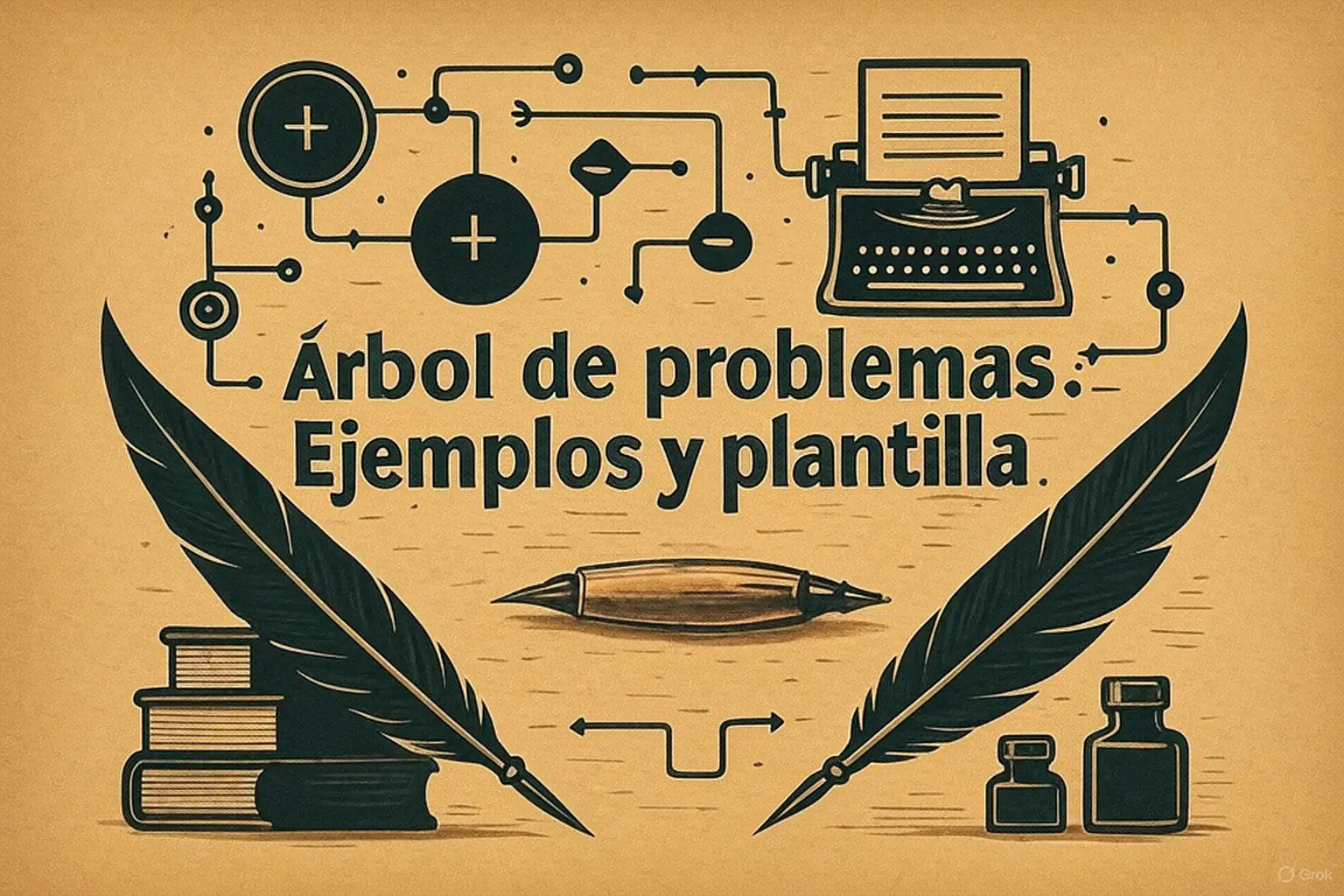 Árbol de problemas Ejemplos y plantilla