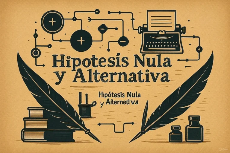Hipótesis Nula y Alternativa