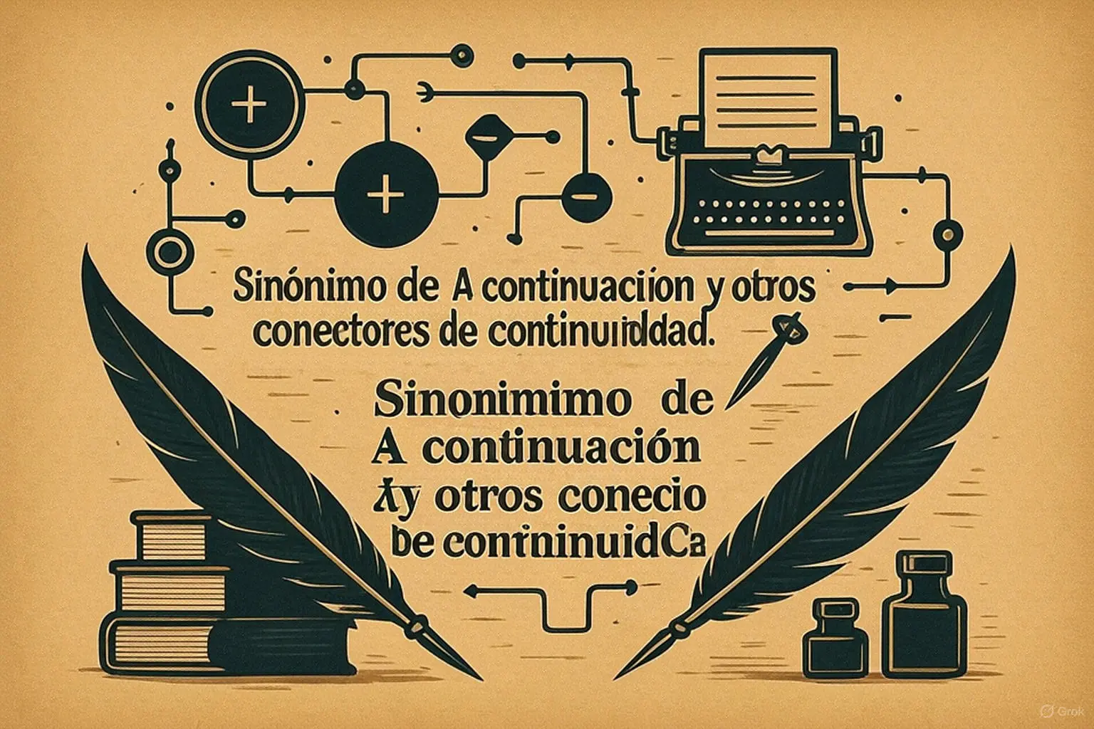 Sinónimo de A continuación