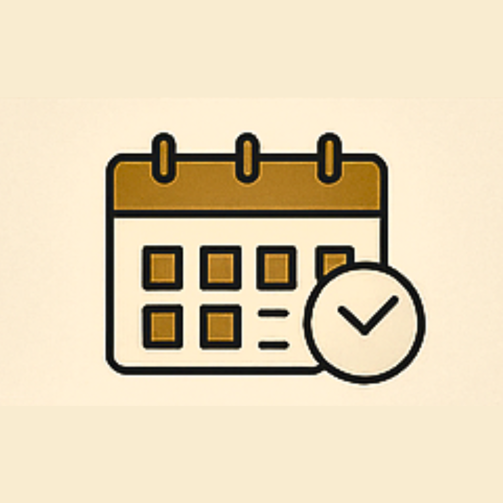 Calendar-with-check